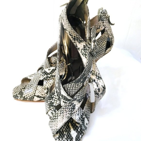 BCBG Max Azria Snake Print Heels • Size 9.5 US • Stiletto Pumps • Animal‑Print S - Picture 2 of 6
